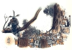 Udsigt til Crux på Yggdrasil