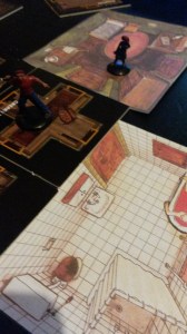 Rædslernes hus er hjemsted for mange grusomme gerninger - og det skal udforskes forsigtigt. Minis & tiles fra Betrayal at the House on the Hill. Floorplans fra Halls of Horror.