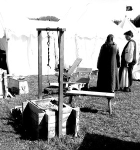 Ildsted - udendørs med folk