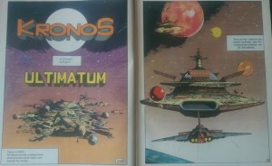 Her er de to første billeder i heftet straks man åbner det. Den forfaldne station i sin nuværende tilstand, og dens ideale tilstand 50 år forinden.