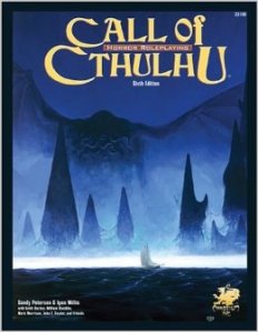 Call of Cthulhu 6th edition fra 2004.