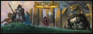 Omslager til 4th ed Earthdawn-bøgerne.