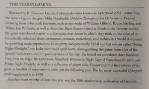 Fra afsnittet, der handler om rollespil og brætspil fra filmens udgivelsesår (p.266) - denne gang er det Willow (1988).