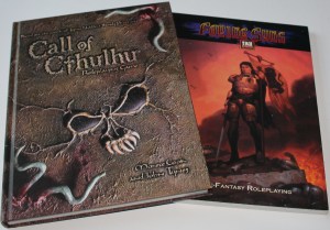 d20 version af Fading Suns og Call of Cthulhu. Begge er faktisk spilbare.